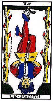The Hanged Man of the Tarot